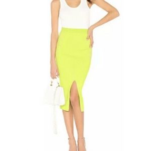 COPY - Free People Skyline Midi Skirt Soft Ribbed Size M